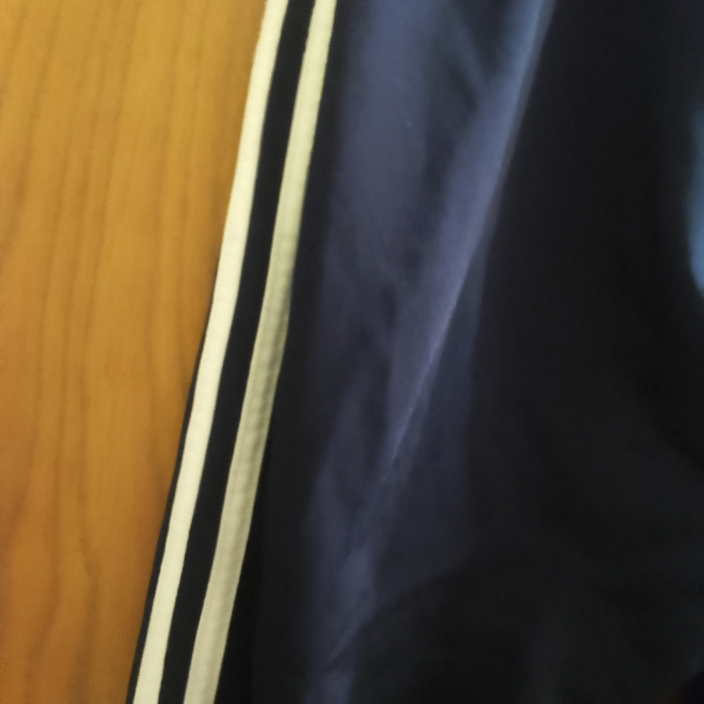 Adidas Navy Track Pants with White Stripes - Picture 11 of 16